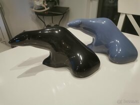 Predám porcelánové sošky medveďov - 6