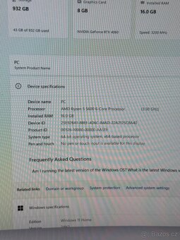 Herní PC – Ryzen 5 5600 / RTX 4060 ZÁRUKA - 6