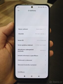 Xiaomi Redmi Note 11, 4GB/128GB Graphite Gray top stav - 6