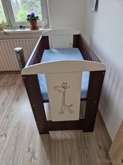 Dětská dřevěná postýlka - 6