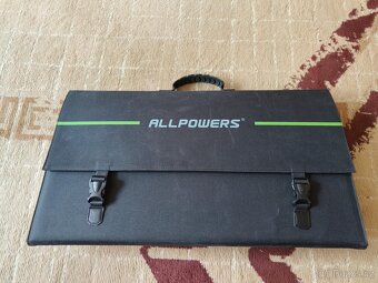 Solární panel Allpowers 140W, skládací, cestovní, 3x usb,MC4 - 6