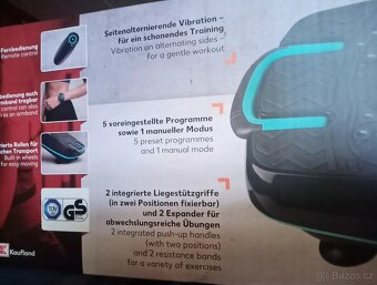 Vibrační plošina Newcential - nová nepoužitá - 6