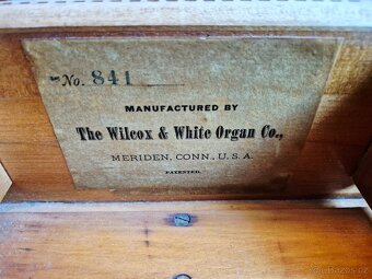 Starožitný hrací stroj, flašinet SYMPHONIA, 1890 - 6
