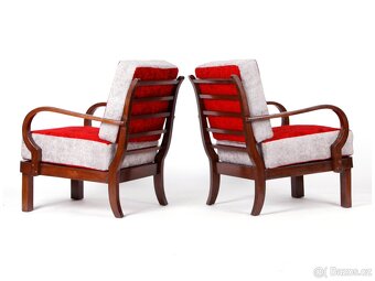 Jedinečná starožitná křesla po přečalounění, 2 kusy. - 6