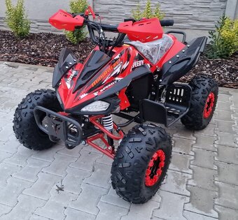 Dětská čtyřtaktní čtyřkolka ATV Speedy 125ccm červená 1 rych - 6