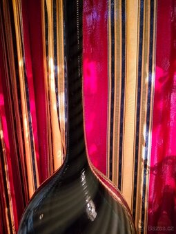 Vysoká umelecká váza České dvojfarebne viacvrstvove sklo - 6