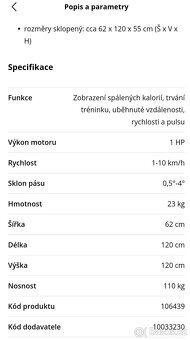 Běžecký pás Treafo Advanced 2.0 - 6