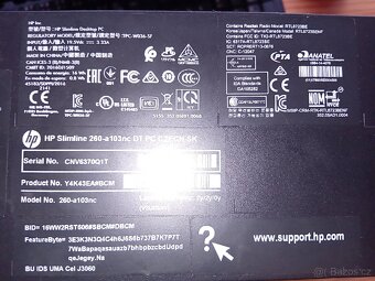 HP Slimline 260-a103nc – Kompaktní stolní PC s Windows 11
- 6