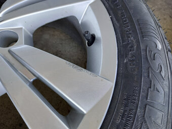 Originál alu kola 15" na Škoda Fabia III. letní nové pneu - 6