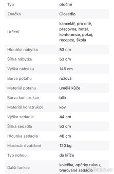 Kancelářská otočná zidle - 6
