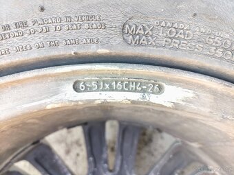 16" alu kola / disky 4x108 kola Citroen Peugeot - 6