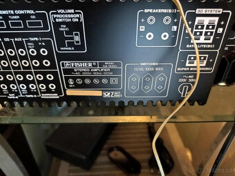 Prodám pěkný zesilovač plus tuner-FISHER CA-9050-FM-9050 - 6