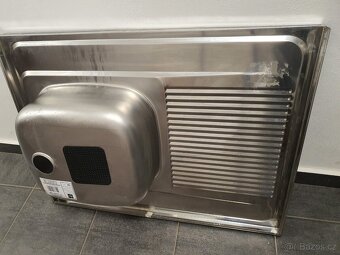 TEKA nerez kuchyňský dřez 80x60 celoplošný - 6