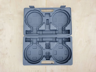 Jednoručky činky 2x10kg CHROM + KUFR - 6
