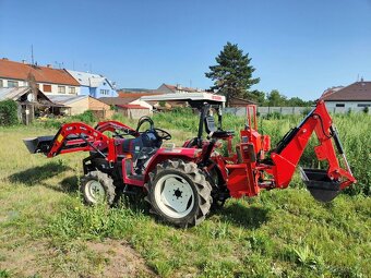 Malotraktor Mitsubishi MT266 s čelním nakladačem a podkopem - 6