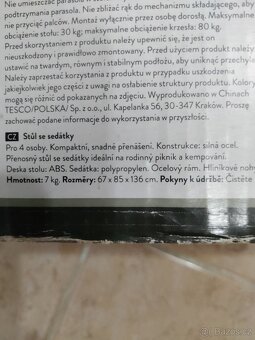 Kempingovy stůl pro 4 osoby - 6