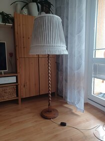 Retro designová dřevěná lampa - 6
