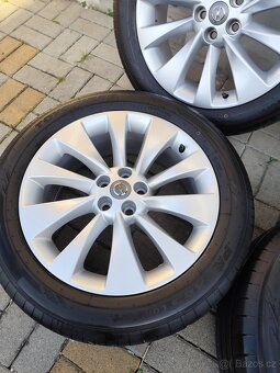 ALU 5x105 r18 OPEL + LETNÍ PNEU - PĚKNÁ SADA - 6