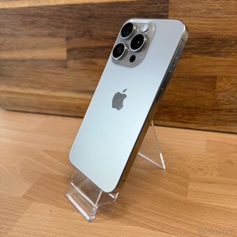 iPhone 15 Pro 128GB, šedý, 100% baterie (rok záruka) - 6