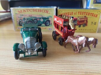 Matchbox yesteryear Y5 BENTLEY 41/2LITRE, Y12 HORSE BUS - 6