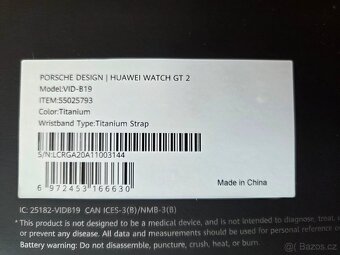 Prodám PORSCHE DESIGN HUAWEI SMART WATCH GT 2 Chytré hodinky - 6