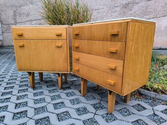 Retro noční stolky František Mezulánik - 70. léta - 6
