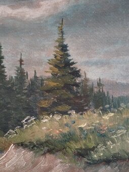 obraz LESNÍ ÚVOZ II., olej, sign. Jar. Jirotka 1939 - 6