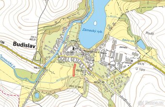 Pozemek, bydlení, prodej, Budislav, Tábor - 6