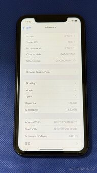 iPhone 11 128GB Black, pěkný stav, nová baterie - 6