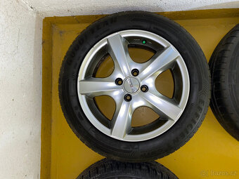 4 ks, Kompletní kola, 185/60 R15 Goodyear + Alu disky DEZENT - 6