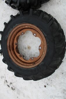 Zetor 8145 přední kola mitas 12,4-24 12pláten nové pneu - 6