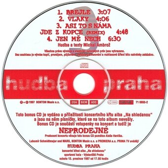 CD česká hudba (ceník v textu) - 6