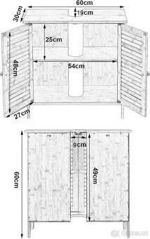 Koupelnová skřínka - NOVÁ - 6