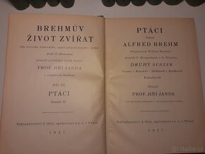 Alfred Brehm, Brehmův život zvířat I.-IV. (11 svazků) 1926 - 6