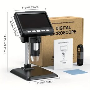 Inskam HD Digitální Mikroskop, 1-1000x zvětšení, 8 LED (3) - 6
