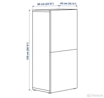 IKEA Besta 2ks - 129x60x42 - 6