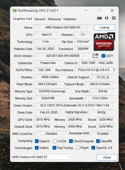 PowerColor Red Dragon AMD Radeon RX 6800 XT 16GB GDDR6 - 6