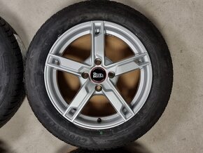 zimní alu MAM 6,5x16" 4x108 ET20 s pneu 195/60 R16 - 6