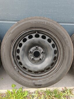 Plechové disky s pneu R16 5x112 205/55 - 6