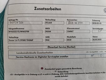 VW Touran 1.6 TDI 116 PS,Rok 2018,141000km - 6