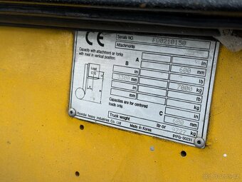 Vysokozdvižný vozík Hyundai HDF 70-7s - zvedá 7t - 6