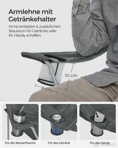 Nová kempovací - rybářská křesla 2ks v balení - 6