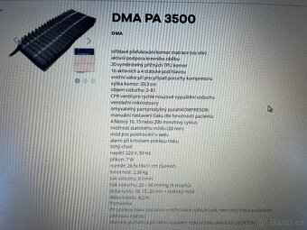 Kvalitni antidekubitni vzduchova matrace DMA PA3500 - 6