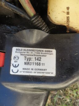 Křovinořez solo 142 - na opravu/díly - profi stroj - 6