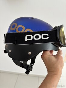 Lyzarska, snowboardova helma, prilba POC a bryle POC - 6