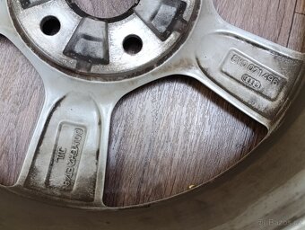 5x112 Audi A3 6Jx16 ET48 číslo 8V0071496 s1 alu disky - 6
