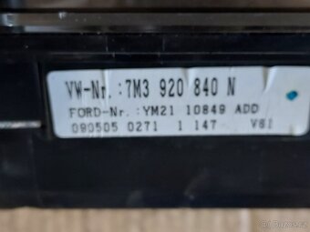 tachometr na VW Sharan - TDI - 6