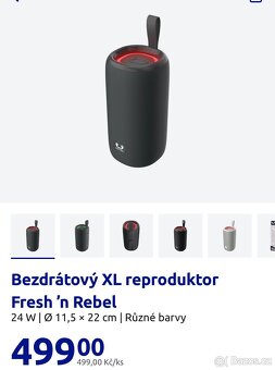 Bezdrátový reproduktor Fresh 'n Rebel XL (cena za 2 kusy) - 6