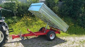 Sklápěcí vlek za malotraktor i traktor - 6