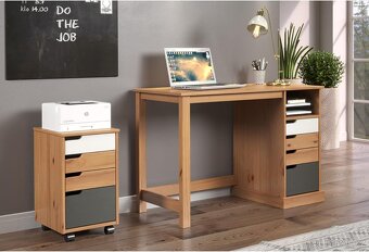 Psací stůl borovice Mestre. - 6